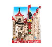 Fridge Magnet Berna Svizzera 3D Resina Handmade Craft Tourist Travel Città Souvenir Collection Lettera Frigorifero Sticker