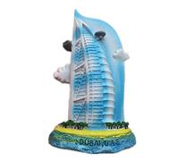 Fridge Magnet Burj al Arab Dubai 3D Resina Handmade Craft Tourist Travel Città Souvenir Collection Lettera Frigorifero Sticker