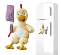 Fridge Magnet Plush Toys | Soft Cute Duck Magnetic Plush Doll | Small