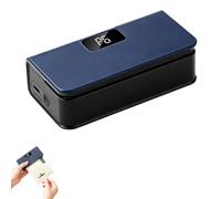 Fridge Magnet Sealer,USB-C Rechargeable Mini Bag Sealer Magnetic Fridge with Display,6-Level Adjustable Heat Sealer & Cutter,2 in 1 Portable Handheld Resealer Machine for Fridge Food Storage (Blue)