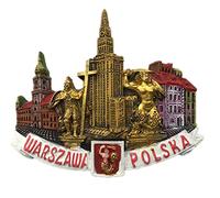Fridge Magnet Warszawa Warsaw Polonia 3D Resina Handmade Craft Tourist Travel Città Souvenir Collection Lettera Frigorifero Sticker