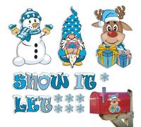 Fridge Magneti - Frigorifero Magneti | Christmas Decorations | Christmas Fridge Magneti, Holiday Theme Dishwasher Magneti Decor, Decorative Fridge Magneti per Fridge, Garage, Cabinet & Dishwasher
