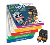 Fridge Magnetic Cooking Guide - Premium Air Fryer Time Chart, Features Full- Heavy-Duty Magnetic Backing For Secure Appliance Attachment | Double-Sided Thermal-Bonded Oil-Guard Lamination Resis