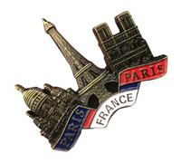 Fridge Magnets, 3D Paris France Refrigerator Souvenir Sticker, Decorative Kitchen Accessory, for Art Lovers, Party Decor, Photographers, Men, Women, Families, Holiday, Birthday, Door, Photo Display