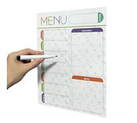Fridge Planner - Lavagna bianca Fridge Planner | Coatedpaper Magnetic Board - Weekly Magnetic Dry Erase Fridges Planners Helps Track Meals Shopping and Home Tasks Use