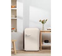 FRIDGE RETRO 107L - Frigorifero In Stile Retrò Bianco Panna