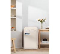 FRIDGE RETRO 107L - Frigorifero In Stile Retrò Bianco Panna