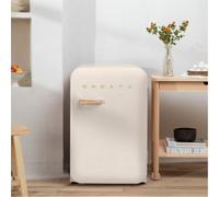 FRIDGE RETRO 107L - Frigorifero In Stile Retrò Bianco Panna