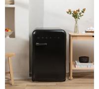 FRIDGE RETRO 107L - Frigorifero In Stile Retrò Nero
