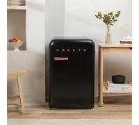 FRIDGE RETRO 107L - Frigorifero In Stile Retrò Nero