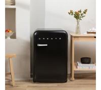 FRIDGE RETRO 107L - Frigorifero In Stile Retrò Nero