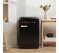 FRIDGE RETRO 107L - Frigorifero In Stile Retrò Nero
