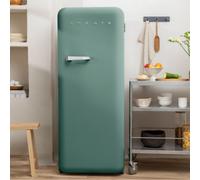 FRIDGE RETRO 281L - Frigorifero In Stile Retrò Argento