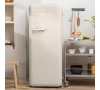 FRIDGE RETRO 281L - Frigorifero In Stile Retrò Bianco Panna