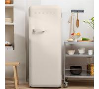 FRIDGE RETRO 281L - Frigorifero In Stile Retrò Bianco Sporco