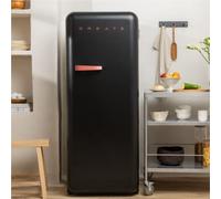 FRIDGE RETRO 281L - Frigorifero In Stile Retrò Nero