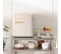 FRIDGE RETRO 48L - Frigorifero In Stile Retrò Bianco Panna