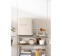 FRIDGE RETRO 48L - Frigorifero In Stile Retrò Bianco Panna