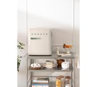 FRIDGE RETRO 48L - Frigorifero In Stile Retrò Bianco Panna