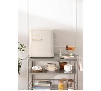 FRIDGE RETRO 48L - Frigorifero In Stile Retrò Bianco Sporco