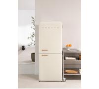 FRIDGE RETRO COMBI - Frigorifero Combinato In Stile Retrò 401L Bianco Panna