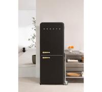 FRIDGE RETRO COMBI - Frigorifero Combinato In Stile Retrò 401L Nero