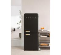 FRIDGE RETRO COMBI - Frigorifero Combinato In Stile Retrò 401L Nero