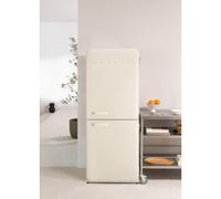 FRIDGE RETRO COMBI - Frigorifero Combinato In Stile Retrò 401L Bianco Sporco