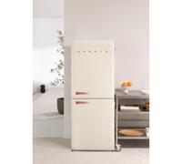 FRIDGE RETRO COMBI - Frigorifero Combinato In Stile Retrò 401L Bianco Sporco