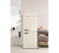 FRIDGE RETRO COMBI - Frigorifero Combinato In Stile Retrò 401L Bianco Sporco
