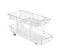 Fridge Soda Can Organizer, Expandable Automatic Rolling Rack, 14.17x6.22in Adjustable Beverage Storage Tray, for Juice, Beer, Yogurt, Coffee, Tea in Pantry, Cabinet, RVs