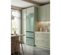 FRIDGE STUDIO COMBI PRO FLEX 401 - Frigorifero Da 401L In Stile Italiano Con Perfect Fit, Space Pro E Care+ Salvia