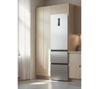 FRIDGE STUDIO COMBI PRO FLEX 401 - Frigorifero Da 401L In Stile Italiano Con Perfect Fit, Space Pro E Care+ Inox