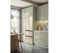 FRIDGE STUDIO COMBI PRO FLEX 401 - Frigorifero Da 401L In Stile Italiano Con Perfect Fit, Space Pro E Care+ Sabbia