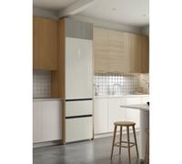 FRIDGE STUDIO COMBI PRO FLEX 401 - Frigorifero Da 401L In Stile Italiano Con Space Pro E Care+ Bianco Panna