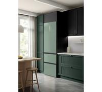 FRIDGE STUDIO COMBI PRO FLEX 401 - Frigorifero Da 401L In Stile Italiano Con Space Pro E Care+ Salvia