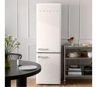 FRIDGE STYLANCE 244L - Frigorifero Combinato In Stile Retrò Bianco Panna
