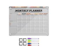Fridge White Box | boardDe Planner Calendario Frigorifero Riutilizzabile - Pianificatore Di 12x9in Clear Message Board. Il Materiale Acrilico Durevole E Solido Del Nostro FrigoriferoEf