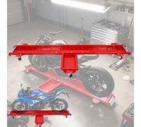 Fridgestea Guida di manovra per moto, 570 kg, guida professionale e sollevatore di manovra con 5 ruote per pneumatici fino a 20 cm di larghezza, piastra di manovra ideale per garage e officina