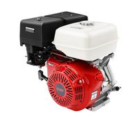 Fridgestea Motore a benzina a 4 tempi, 15 CV 420 CC, con sistema di raffreddamento ad aria, motore a 4 tempi, 3600 giri/min, con serbatoio del carburante, motore industriale per Go Kart/Minibikes