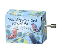 Fridolin Carillon con scritta in lingua tedesca "Alle Vöglein sind schon da, Kinderlied