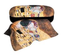 Fridolin Custodia per occhiali Gustav Klimt - The Kiss con panno per lenti