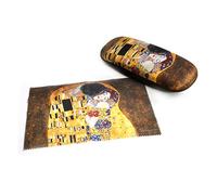Fridolin Gustav Klimt - The Kiss Glasses Case & Art Lens Cloth