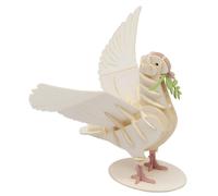 Fridolin Modello di carta 3D Colomba bianca
