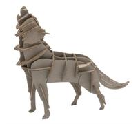 Fridolin Modello di carta 3D, Wolf, 11 x 9,5 cm