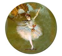 Fridolin Specchio tascabile da 7,6 cm "degas: La stella" in metallo