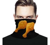 Fried Chicken Legs Uomo Donna Fascia per Capelli Antipolvere Decorazione Facciale Unisex Sciarpa A Mezza Faccia per Donna attività Ciclismo