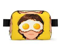 Fried Egg Eye Mask - Marsupio impermeabile per uomo e donna, regolabile, da viaggio, leggero, per corsa e palestra