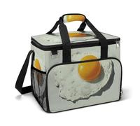 Fried Egg Vintage Camping Cooler Bag Isolato Spiaggia Refrigeratori Portatile A Prova di Perdite Borse con Tracolla
