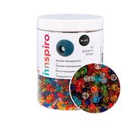 FRIED FRERES - Perle Rocaille Diametro 5 mm Barattolo 500 g, 47521, Trasparente